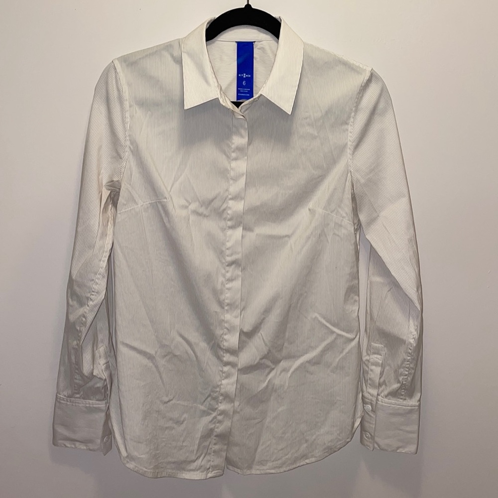 Women's White Button Down Shirt